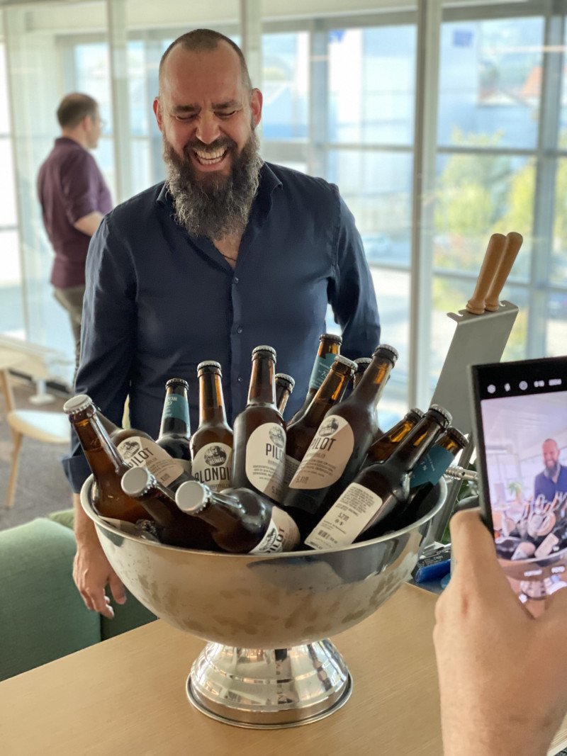 Biertüftler Adi Schmid